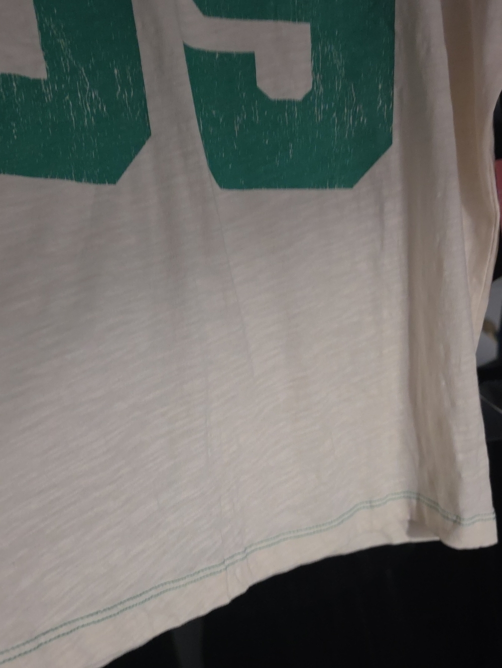 NWT, 3/4 SLEEVE SPORTY TEE WITH GRAPHIC # BY " OBSESSIVE LOVE" - Picture 12 of 13